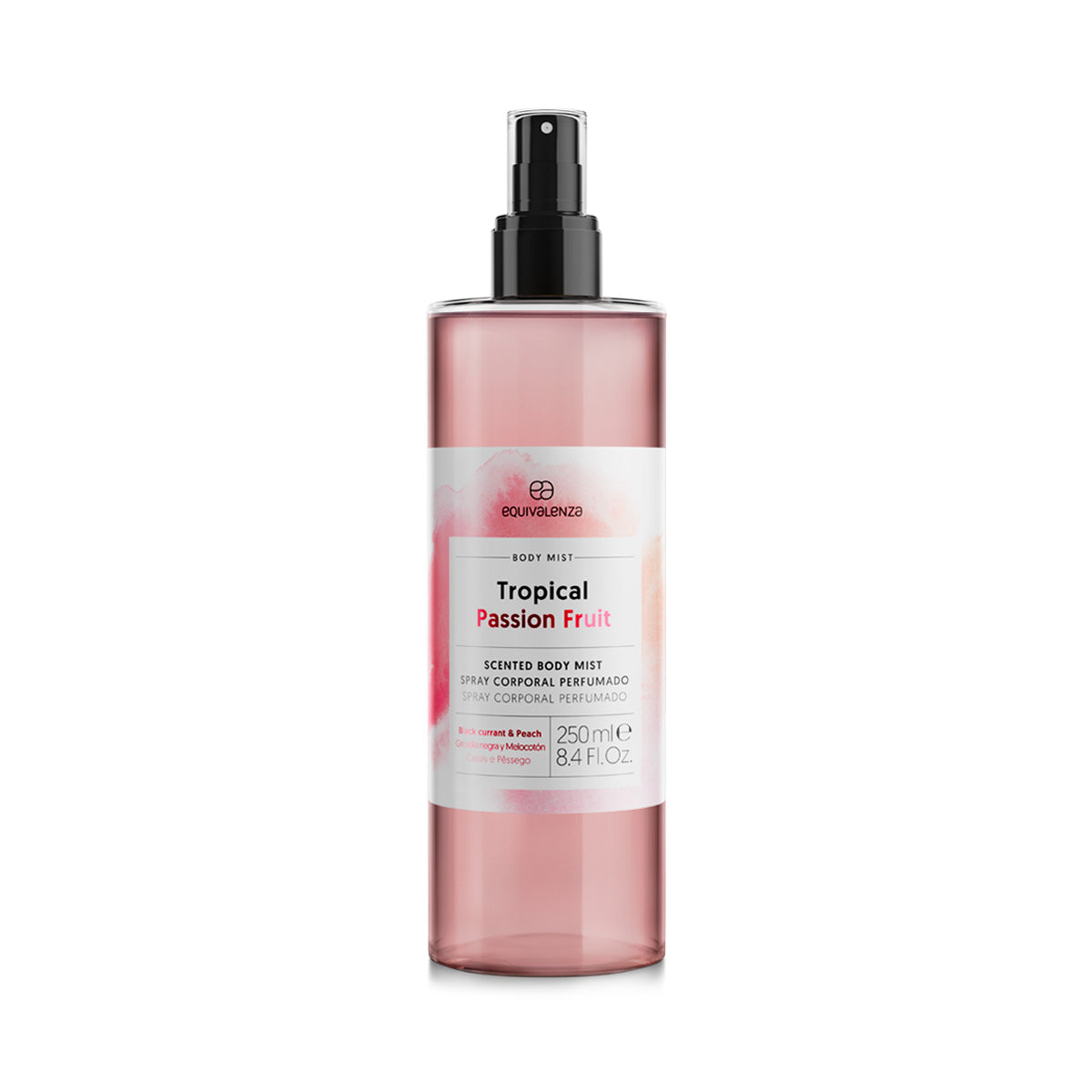 Body Mist Tropical Passion Fruit (maracujá, groselha preta e pêssego) 250ml